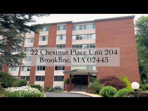 22 Chestnut Place Unit 204, Brookline MA (2024)