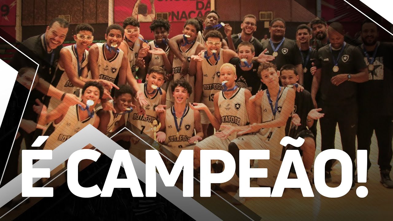 VÍDEO: Botafogo é campeão estadual sub-14 de basquete sobre o Flamengo