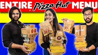 We ORDERED Entire PIZZA HUT Menu But Got No Pizza 😱 || This Was Not Expected 🤬