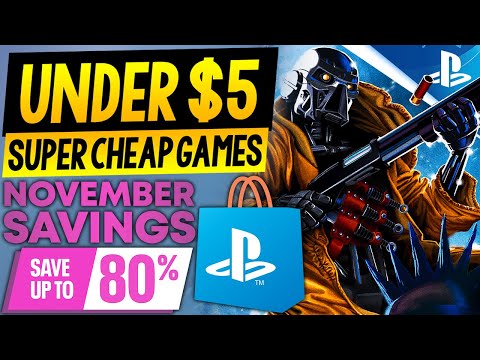 16 GREAT PSN Game Deals UNDER $5! PSN November Savings Deals BEFORE PSN Black Friday 2025!