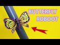 How to make a butterfly robot | DIYK | Magic paper butterfly | DIY Fluttering Magic Butterfly