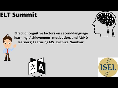 Effect of cognitive factors on second-language learning. By MS. Krithika Nambiar