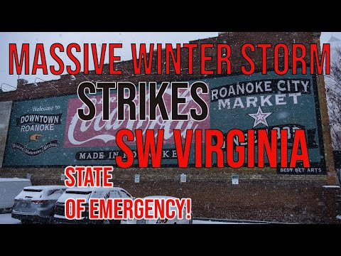 Massive Winter Storm Strikes SW VIRGINIA with State of Emergency