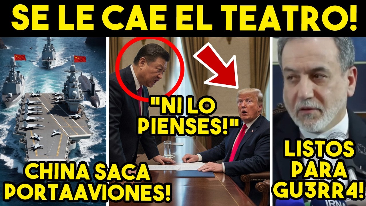 SALE EL SECRETO! XI SUELTA ULTIMATUM A TRUMP EN REUNION. CHINA ALISTA ARSENAL CON IRAN