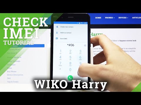 WIKO Harry Serial Number - Read IMEI Number