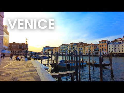 A Sunset Walk in VENICE Italy | Venice Walking Tour 