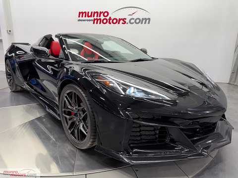 2024 Chevrolet Corvette Z06 Convertible 3LZ in Black for sale at Munro Motors in Brantford, ON