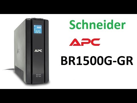 Apc Energiją taupantis „Back-UPS Pro 1500“, 230 V, „Schuko“ video