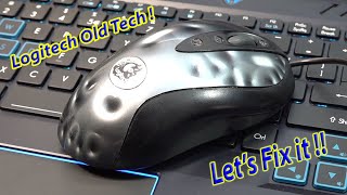 Clean & Fixing My Old Logitech Mouse In 2024 ! 🦾 Scrolling Wheel Fix Teardown !