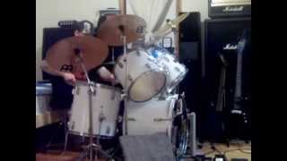 warhead-drum cover-massacre-off there 1992 2nd release-called-inhuman condition-venom-cover