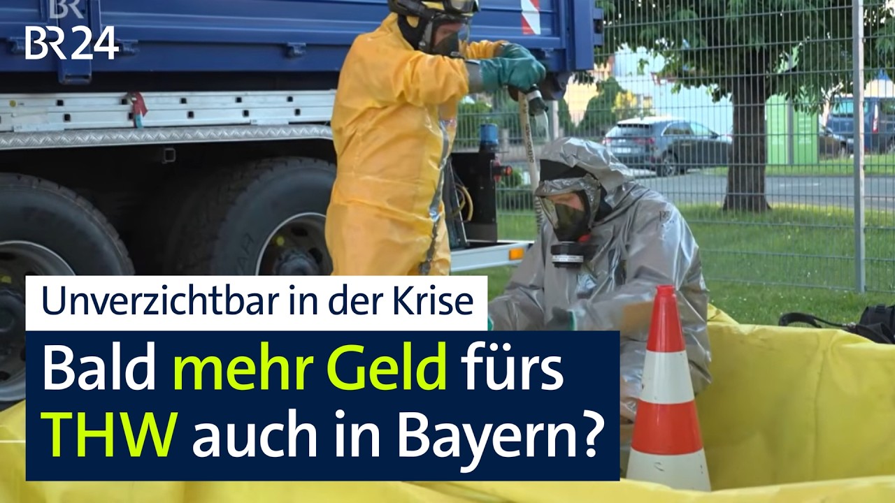 Katastrophenschutz: Bald mehr Milliarden für den THW-Zivilschutz? | BR24