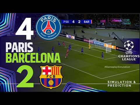 ⚽ PSG 4-2 Barcelona [HIGHLIGHTS] UEFA Champions League 26/27 ✅ | Match Simulation/Recreation