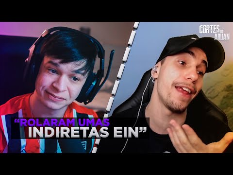 ARUAN REAGE A LUIZ1227 FALANDO SOBRE O REZENDE (QUEM É O PUPPY?) - Cortes do Aruan