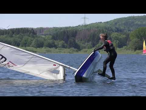 kanukassel-TV:  Der CORONA-Sommer 2020 - Clip 1 - Mit Krücken, KANU & Camcorder  unterm Seglervolk