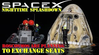 SpaceX Crew Dragon makes 1st nighttime splashdown | Russian cosmonauts plan to fly on Crew Dragon