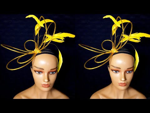 Detailed Tutorial on how to use crinoline tubes for fascinators