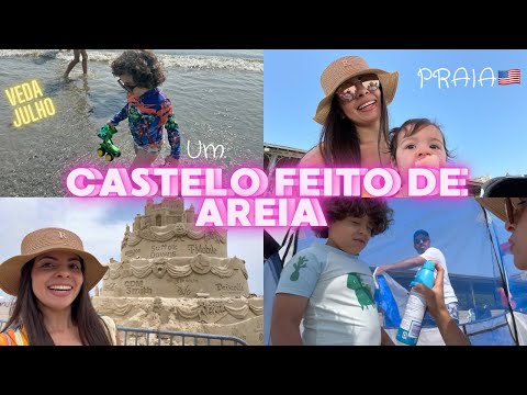 #VEDA:FOMOS NA PRAIA DOS ESTADOS UNIDOS🇺🇸NOSSA PRIMEIRA VEZ🏝️TOUR PELA PRAIA DE MASSACHUSETTS FREE☀️