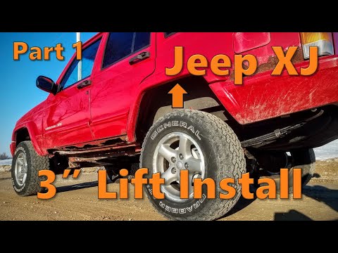 Jeep Cherokee XJ 3" Suspension Lift Install | Part 1 of 2 | Rough Country