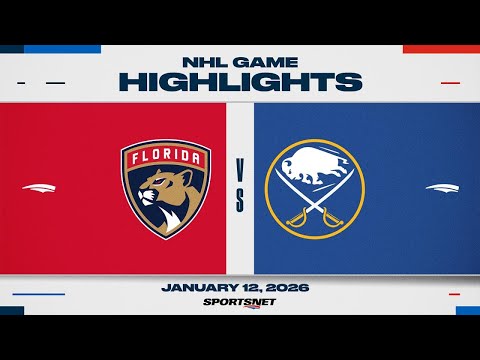 NHL Highlights | Panthers vs. Sabres - January 12, 2026