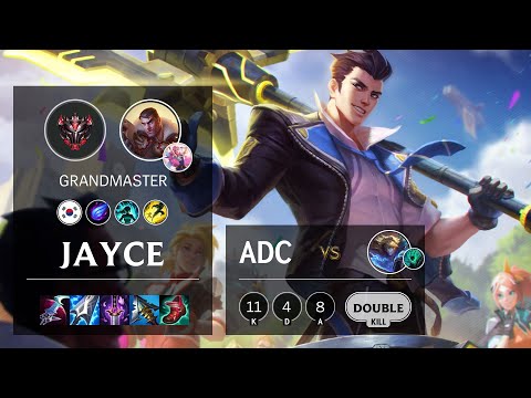 Jayce ADC vs Ezreal - KR Grandmaster Patch 11.4