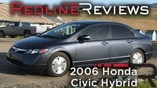 2006 Honda Civic Hybrid Walkaround, Exhaust, Review, Test Drive