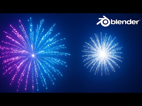 How to Create Fireworks Animation in Blender Step by Step Tutorial blender Fireworks Tutorial