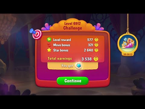 @Fishdom Win Strikes Level 6905 - Special Level 6912 Challenge