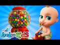 Johny Johny Yes Papa Learn Colors With Colorful BALLS Wheels On The Bus Kids Songs