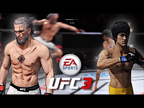 BRUCE LEE vs GERALT (Legendary white wolf of The Witcher) UFC3