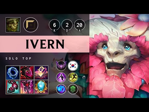 Ivern Top vs K'Sante - KR Master Patch 25.20