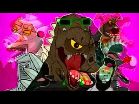 ♪ JURASSIC WORLD HUNGRY DINOSAURS THE MUSICAL/♪ GODZILLA VS MECHAGODZILLA THE MUSICAL  Mashup 74