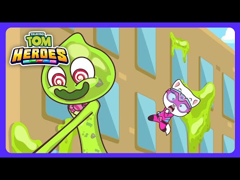 Talking Tom - Stop the Sticky Slime Monster! | Kids Cartoons | WildBrain Rescue Station