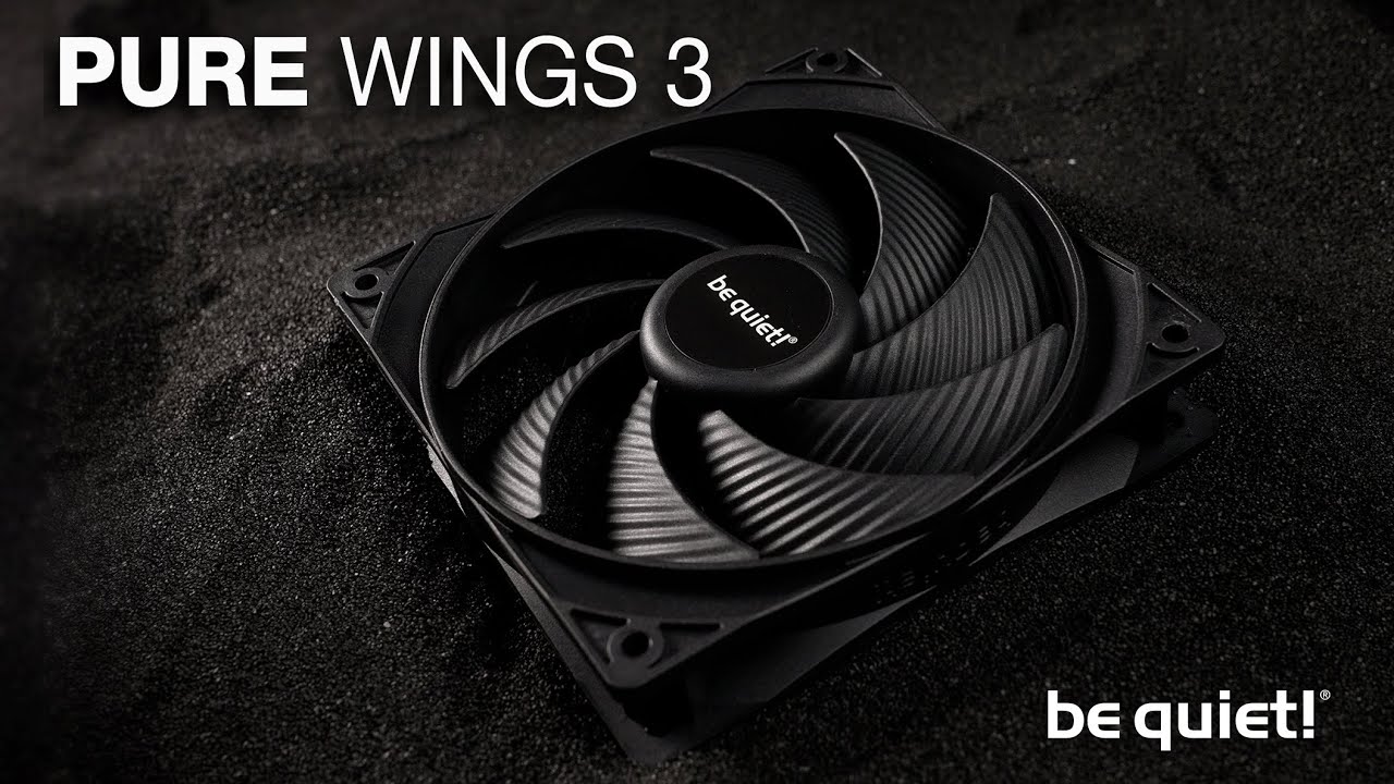 be quiet! Ventilateur PC Pure Wings 3 PWM high-speed 140 mm