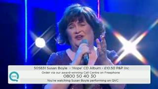 Susan Boyle - Performance 'I Can Only Imagine' live on QVC UK 2014