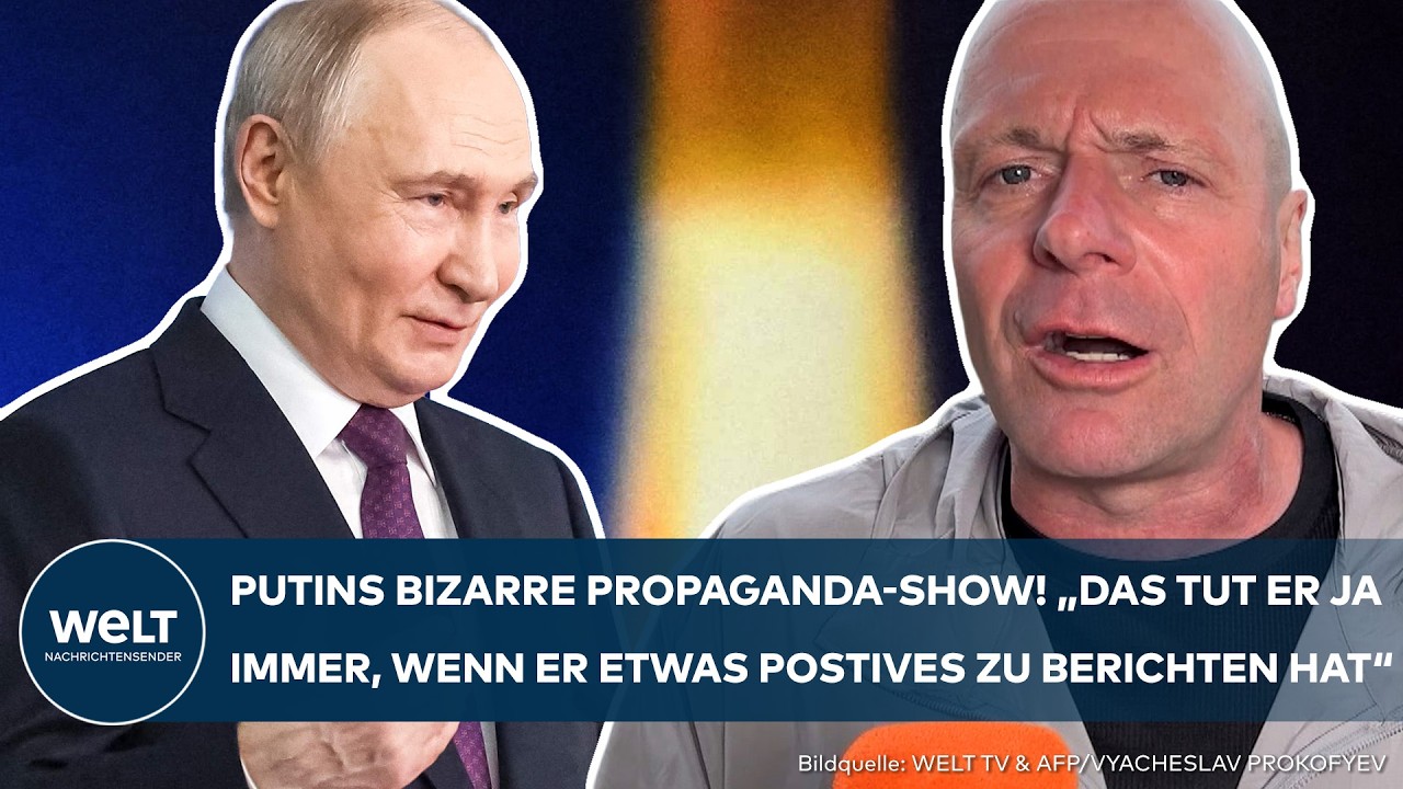 UKRAINE-KRIEG: Putin inzseniert bizarre Propagandashow! "Es könnte eine Waffe der Superlative sein!"