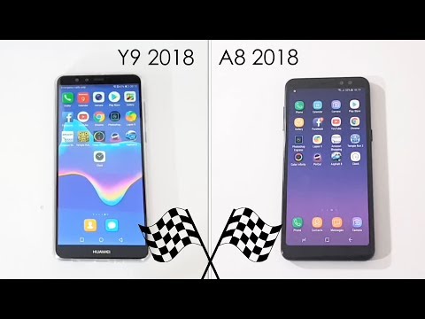 Huawei Y9 2018 Vs Galaxy A8 2018 Speed Test Comparison!