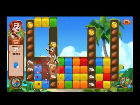 Lost Island Blast Adventure Level 296 NO BOOSTERS - A S GAMING