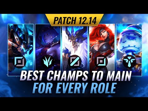 3 BEST MAINS For Every Role on Patch 12.14 - League of Legends
