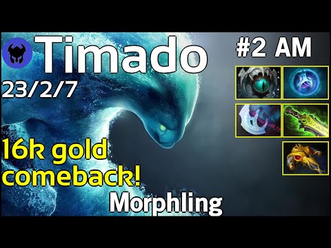 Timado [Infamous] plays Morphling!!! Dota 2 7.21