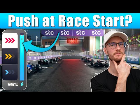 Should you really Push at the Race Start? | F1 Clash Experiment