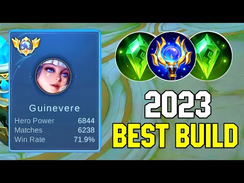 GUINEVERE TOP 1 GLOBAL BEST BUILD IN 2023 | 2023 BEST BUILD FOR GUINEVERE! 🔥