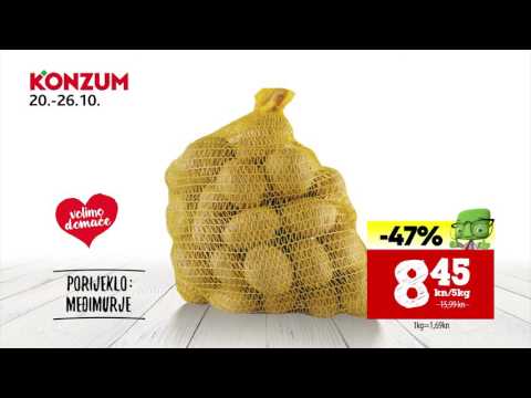 Konzum Akcija katalog 20.10. - 26.10.2016.