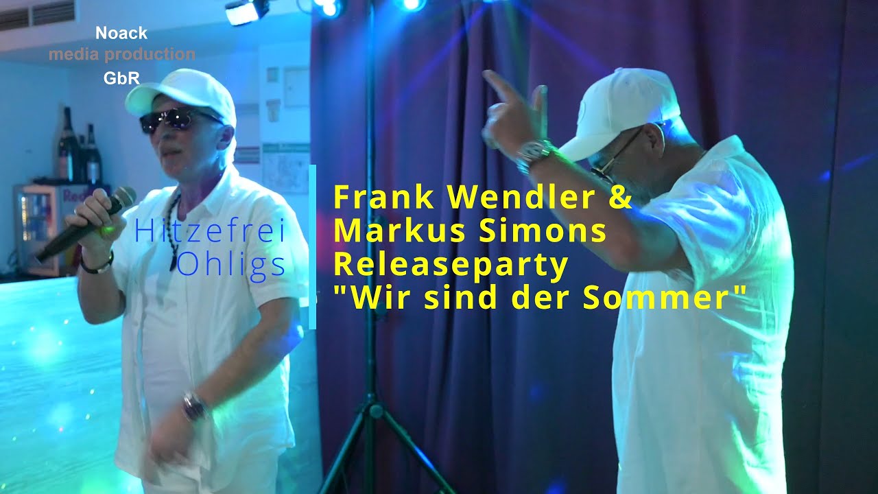 Dokumentation der Releaseparty Frank Wendler und Markus Simons