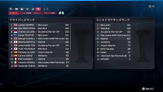 #43 F1 2025 第19戦アメリカGP 予選