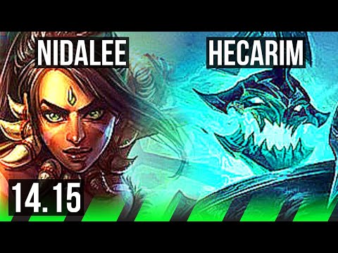 NIDALEE vs HECARIM (JGL) | 69% winrate, 6/1/6, Rank 11 Nida | EUNE Challenger | 14.15