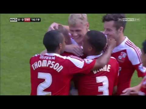 2013-09-07 Milton Keynes Dons vs Swindon Town [highlights]