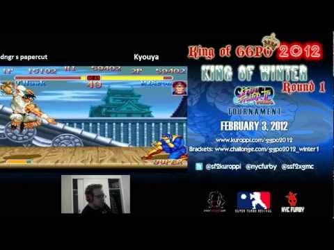 The King of GGPO 2012 - dngr s papercut (T. Hawk) vs Kyouya (M. Bison)