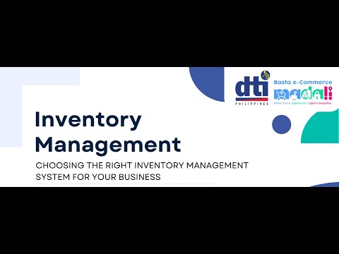 YouTube video about Finding the right inventory systems for your business