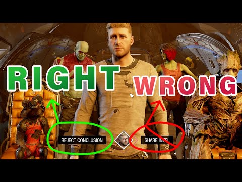 The BEST CHOICE Speech Options To Choose ► Guardians of the Galaxy game