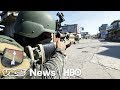 While Pinoy journos want soldiers to be their yaya, this fearless HBO reporter joins soldiers in the battlefield